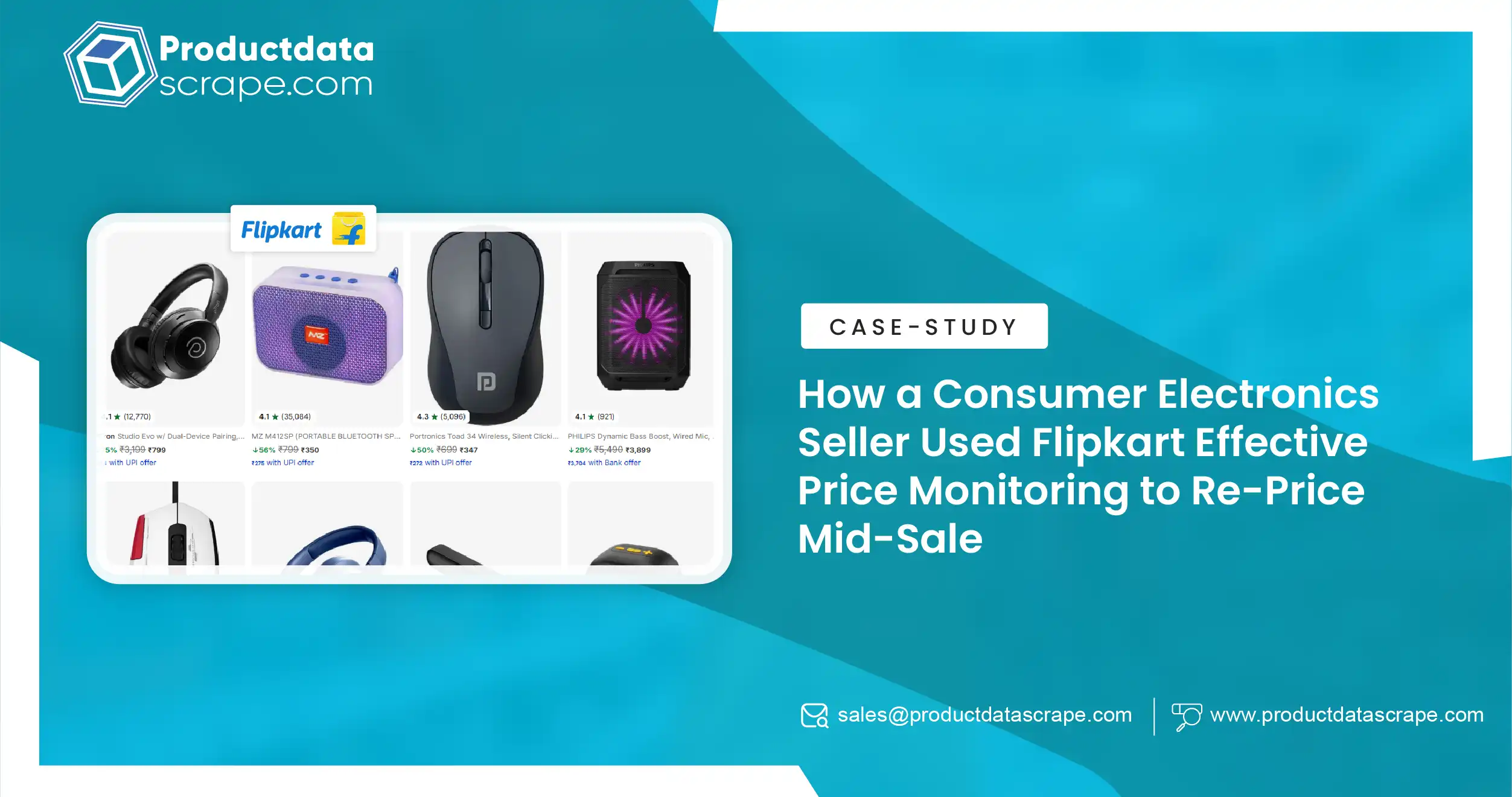 How a Consumer Electronics Seller Used Flipkart Effective Price Monitoring to Re-Price Mid-Sale